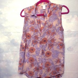 H&M Floral Tank Top